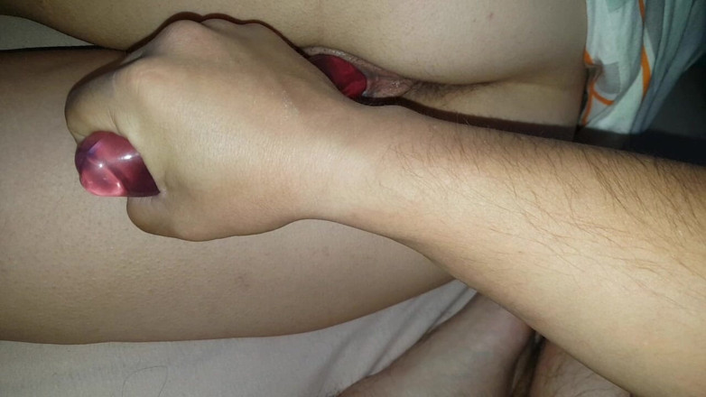 A-Cup_Adventuresher: Der Doppeldildo Entsaftet Mich