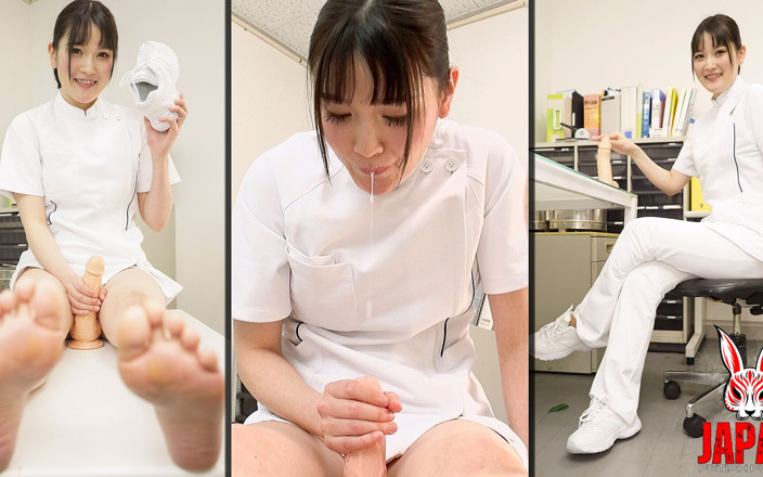 Japan Fetish Fusion: La Doctora Koharu Te Muestra Sus Pies Olorosos Para Ayudarte...