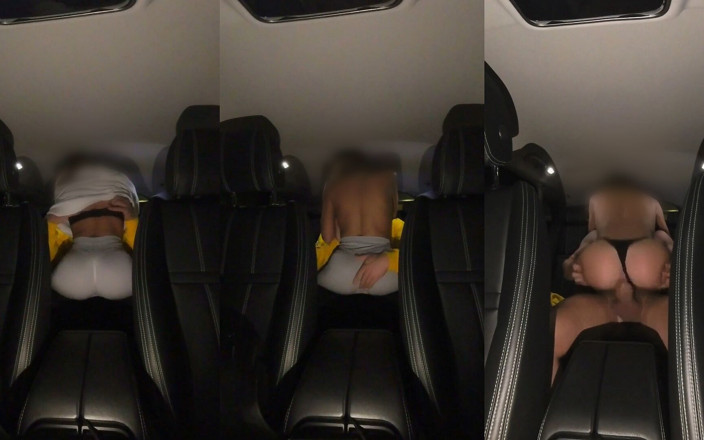 Public Voyeurs: Une femme surprise en train de tromper dans des voitures...