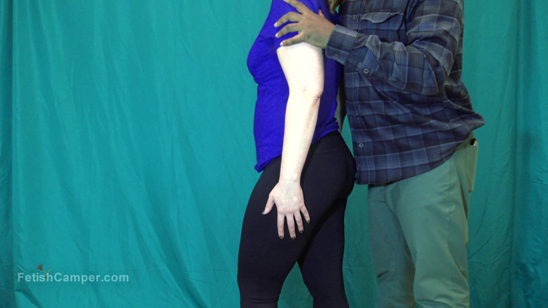 FetishCamper: Pełne legginsy wideo szlifowanie spodnie do jogi titty touching