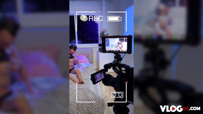 Spizoo: Drobná sexy brunetka Vanna Bardot v hlubokém bts šukání