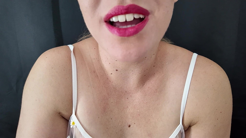 Stacey Reid: Rode lippen pijpbeurt Joi klaarkomen aftellen van 60