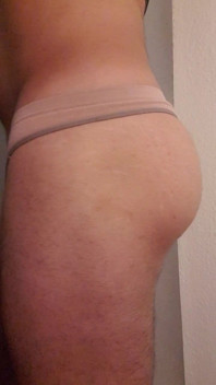 Ass in Girls Underwear