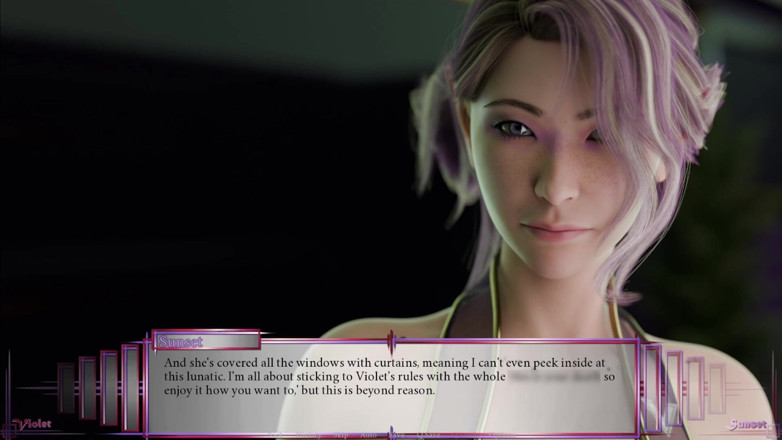 Trans Maaya: A Garota Misteriosa: Ekidona Violet Sunset gameplay