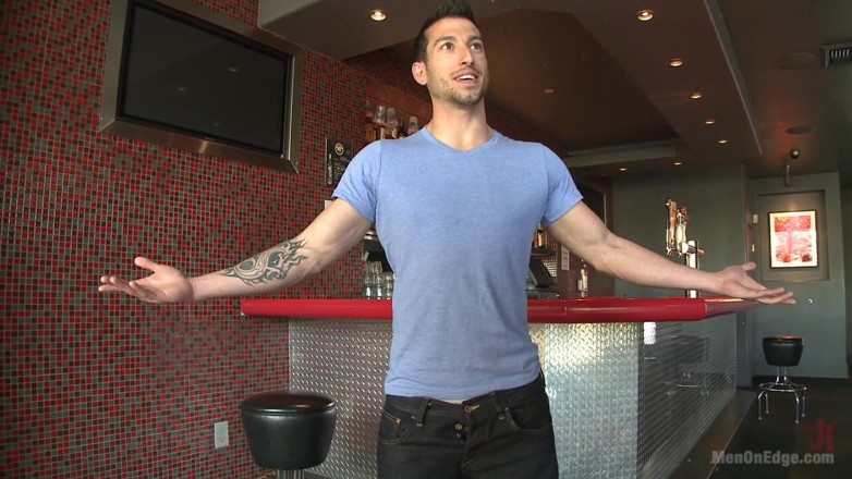 Men on Edge: Ripped Straight Bartender