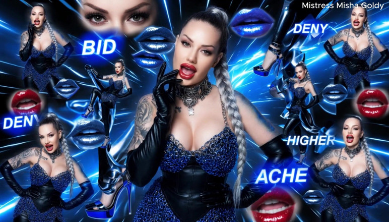 Goddess Misha Goldy: Ton esprit dans le bloc - enchère de fixation obsessionnelle