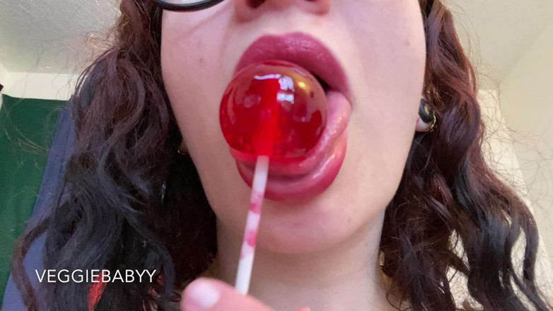 Veggiebabyy: 4k yakın lolipop oral fiksasyon