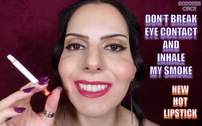 Goddess Circe: Jangan patah kontak mata dan nafas peras lipstik baruku yang...