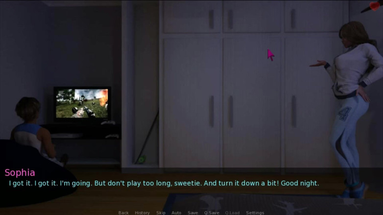 Visual Novels: O soție și o mamă vitregă, partea 15 - fute-o după muncă