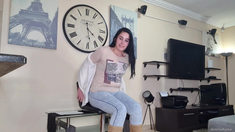 domslutfucker: Casting Girl Gets Interviewed for Piss Scene, Mouth Piss Blowjob