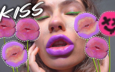 Rarible Diamond: Beso violeta virtual