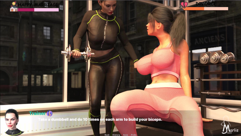 Snip Gameplay: Cô vợ buồn chán 4 ms moore đã buồn chán và đi đến phòng...