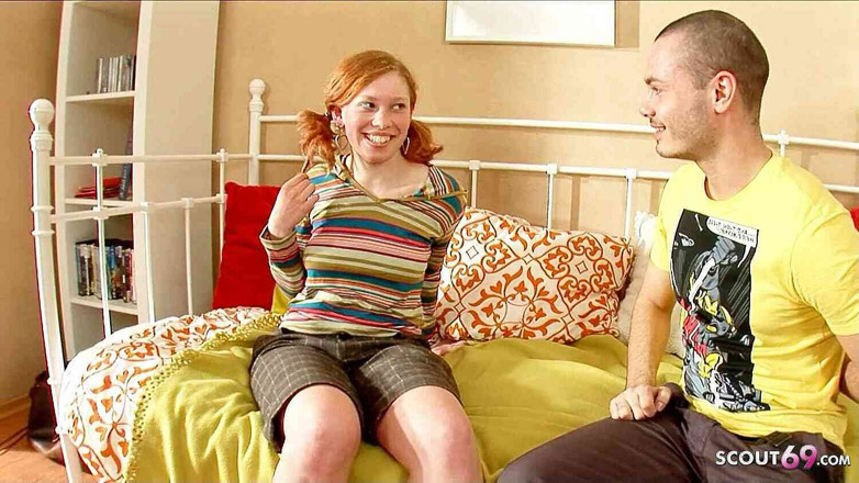 Full porn collection: Tiny Ginger Teen 18 - Raw Defloration Sex with Pumped Pussy