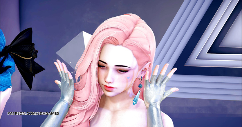 3D-Hentai Games: अफवाह Seraphine Gwen Caitlyn सेक्सी नग्न नृत्य