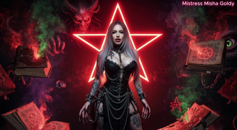 Goddess Misha Goldy: Пекельний камшот руйнує твою душу