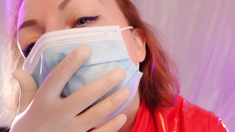 Arya Grander: Arya grander - video asmr dengan sarung tangan bedah - klip hot