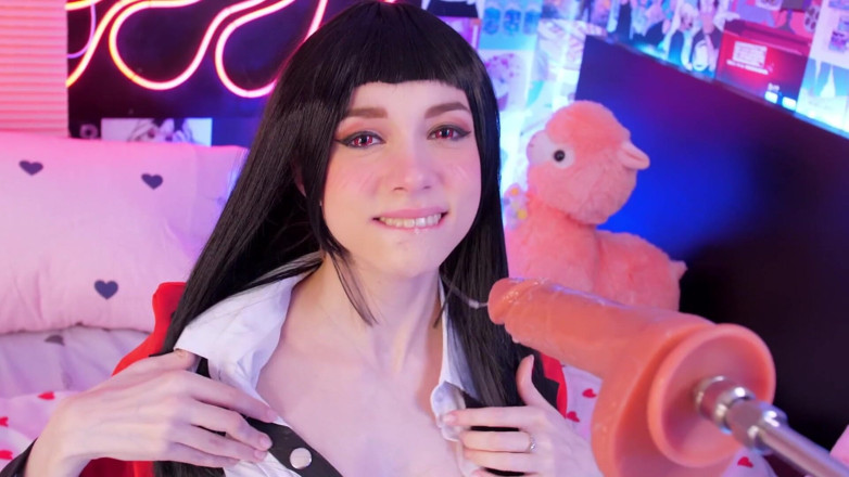 Юкки Ами: Секс: Yumeko Jabami машина для траха с кримпаем