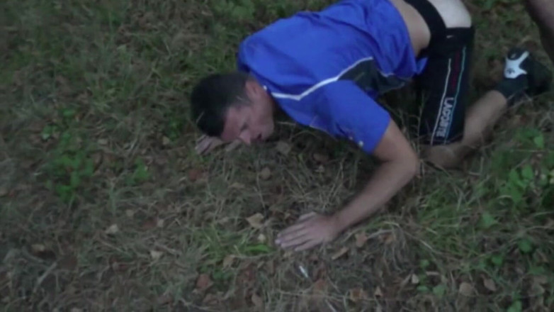 Crunch Boy: Follada por sexy bottom en exhib al aire libre