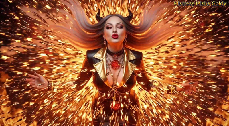 Goddess Misha Goldy: Le mie parole ti scaveranno l'inferno dalla mente