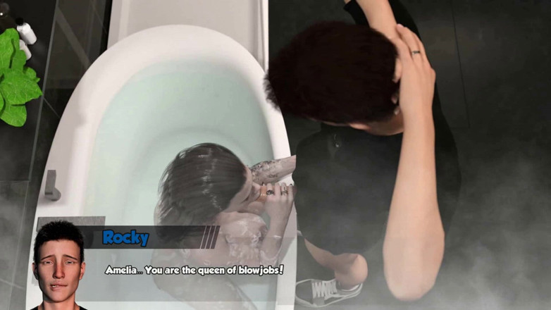 Dirty GamesXxX: Area69:鋭い歯を持つゴシック美しきヴァンパイアが乱暴なフェラチオをしている - エピソード26