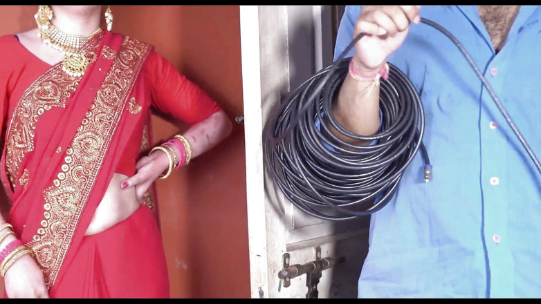 Sathi Bhabhi: Sexy Desi Rinky Bhabhi und junge in der gegend hart...