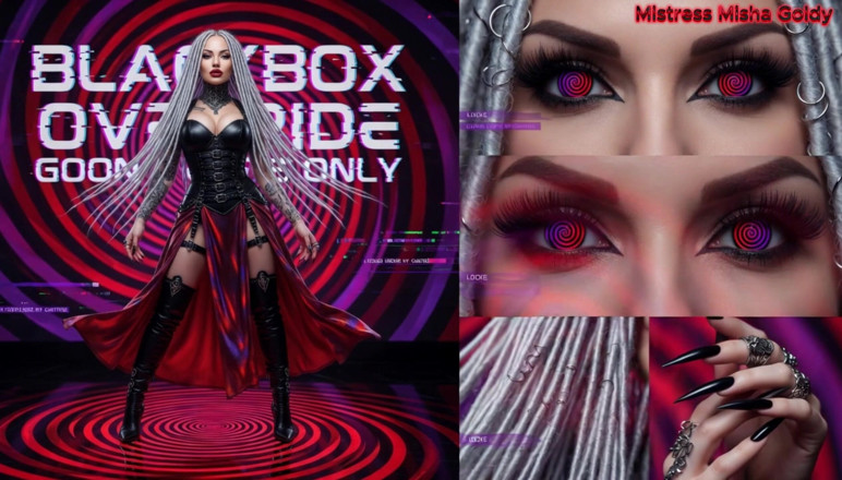 Goddess Misha Goldy: Blackbox Cock : piraté à distance et appartenant à moi.