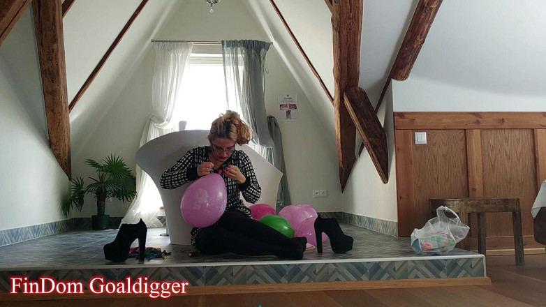 FinDom Goaldigger: di palloncini in stile findom parte 2