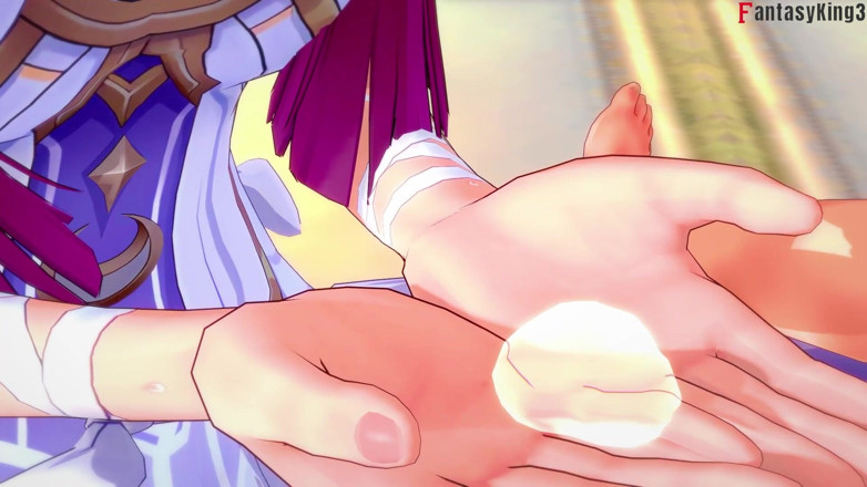 Fantasy king: Columbina blowjob - Genshin Auswirkungen
