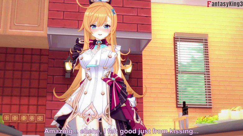 Fantasy king: Escoffier POV kouření a sex v kuchyni - Genshin Impact