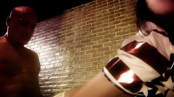 Hot Girlz: Une nouvelle soubrette dévergondée à gros nichons suce une bite géante...