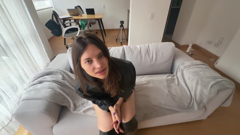 scarlettandc: JOI 모드의 가죽 페티시, 당신의 성기를 만족시키기 위해