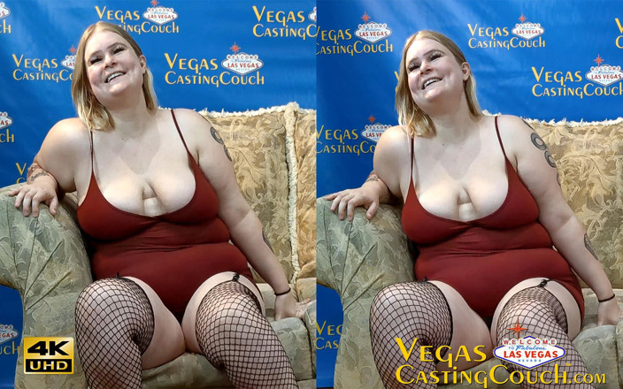 Vegas Casting Couch: Vegas grandi tette bbw succhia cazzo