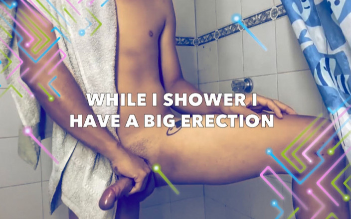Evan pervert: Pendant que je me douche, j'ai une grosse érection