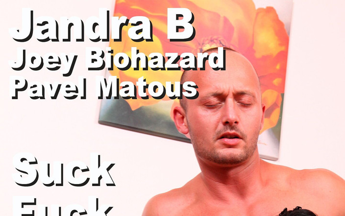 Picticon BiSexual: Jandra B &amp;joey Biohazard &amp; Pavel Matous lutschen, ficken anal bisexuelle gesichtsbesamung
