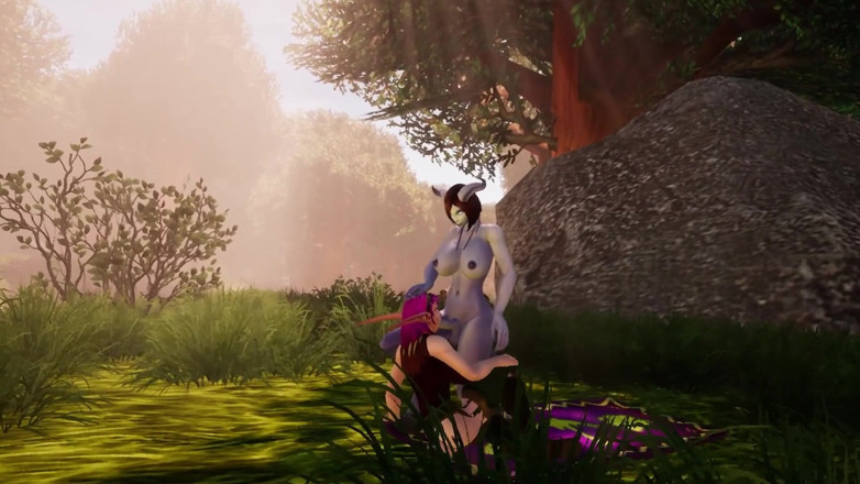Wraith Futa: Draenei Фута Dickgirl трахает горячего эльфа - порно-пародия с Warcraft
