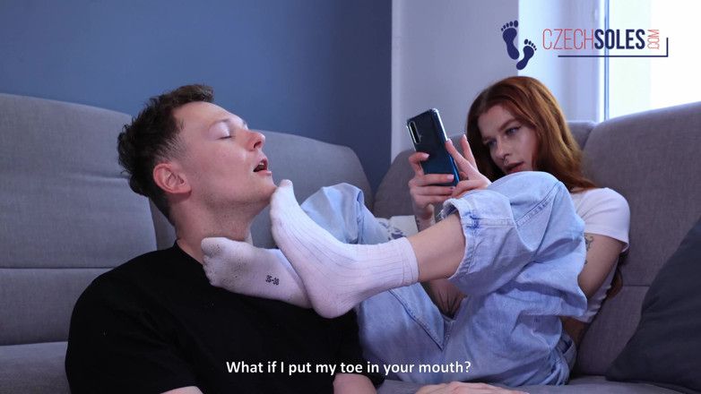 Czech Soles - foot fetish content: Couple's First Foot Fetish Content Making Job