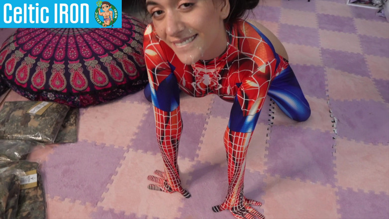 Celtic Iron: Experiência completa da namorada: Spiderman Cosplay Melhor Boquete Aubry Babcock...