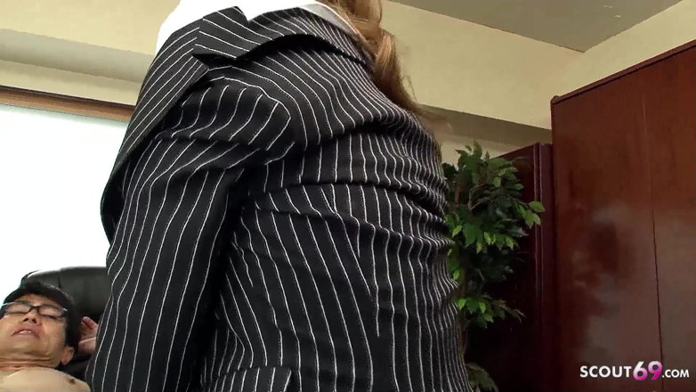 Asian porn collection: Secretary Asian teen fucked in office by colleague to orgasm...
