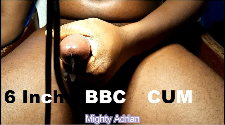 Mighty Adrian X: Me encanta tocar mi gran polla 6 pulgadas bbc africana bnwo