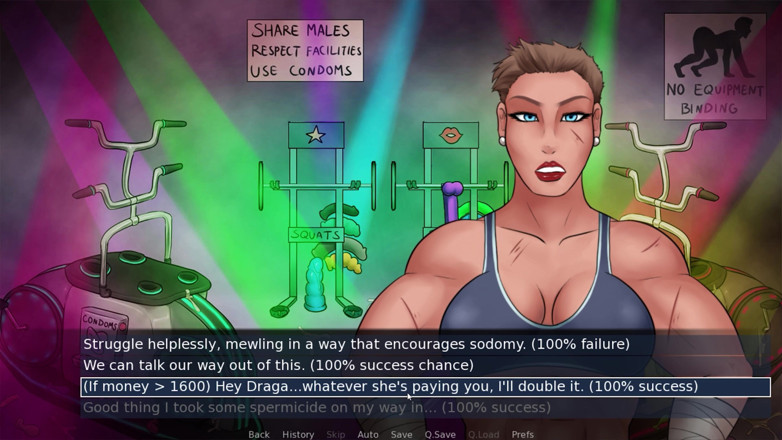 Tranny Games: Futa dom world - parte 4