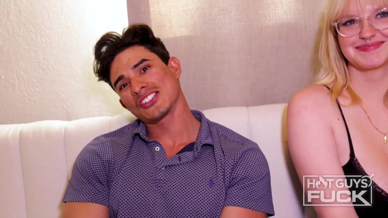 Hot Guys Fuck: Alle Amerikaanse jonge Harlow en Marina Gold's back-to-back knal