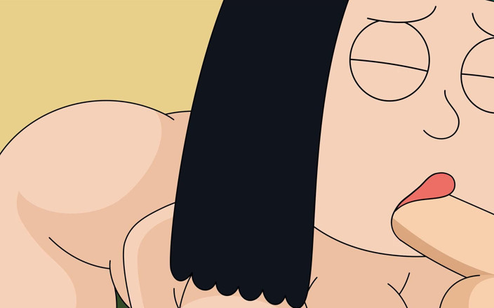 Hentai ZZZ: Американський вітчим Хейлі Сміт робить мінет