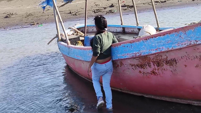 Mumbai Ashu: Bhabhi tvrdý sex s venkovním sexem, hindské audio