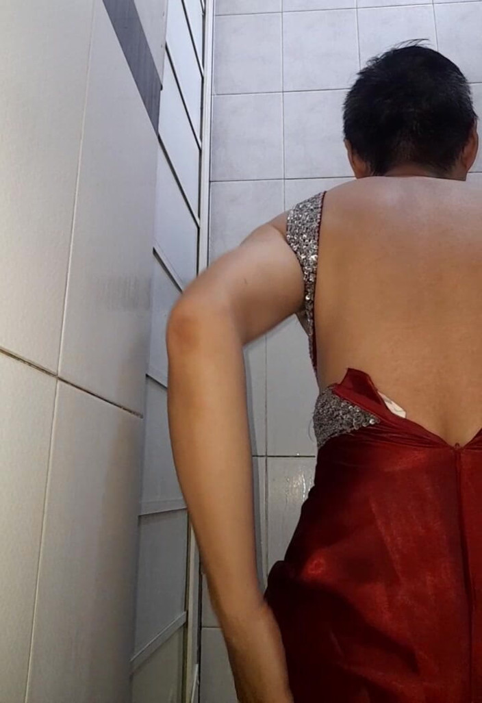 Naomisinka: Vestido longo de cetim à noite