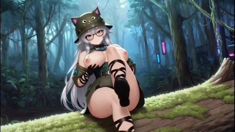 Hot girl dancing: Chỉ là một người lính anime hài hước trong rừng,...