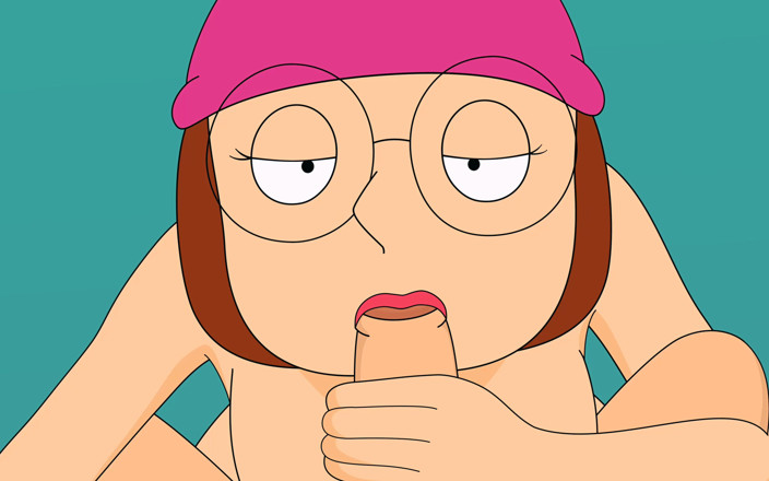 Hentai ZZZ: Tipul porno al familiei Meg Griffin suge pula lui Glenn
