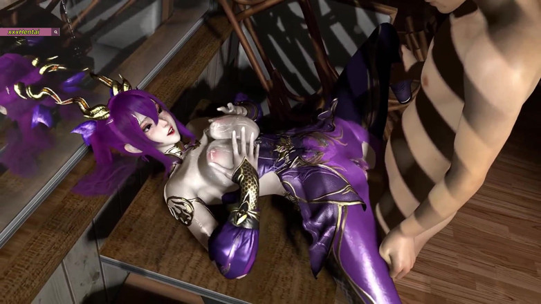 Soiyu Hentai: 3d спокуса Zi Yan: богиня вигинів - 3d анімація