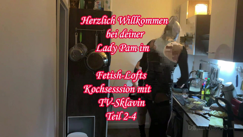 LadyPam: Kuchyňský fetiš stříkající šílenství - zralé děvky promočené všude
