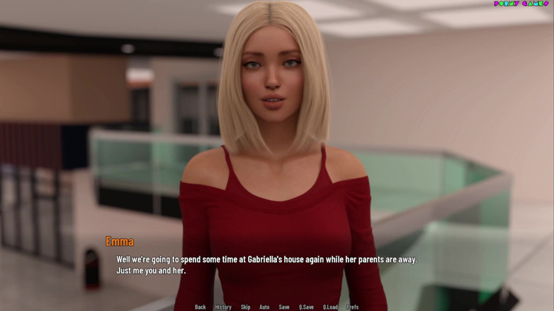 Porny Games: Días universitarios por Greebo - crudo con tía Skylar 7