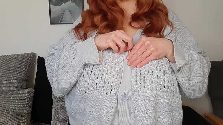 Curly_Dreams: Mes Seins En Soutien-gorge En Dentelle Bleue